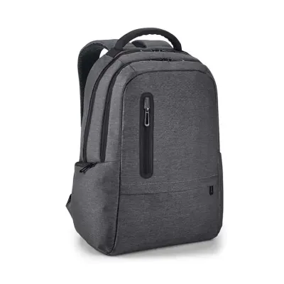 Mochila com zíper e divisória almofadada para notebook