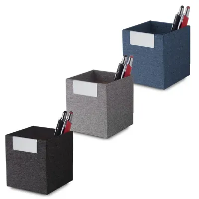 Porta Objetos: preto, cinza e azul