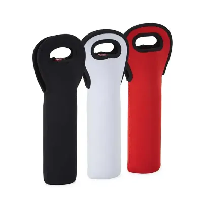 Porta Garrafa: preto, branco e vermelho