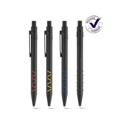 Caneta Metal com Detalhe em Borracha Personalizado