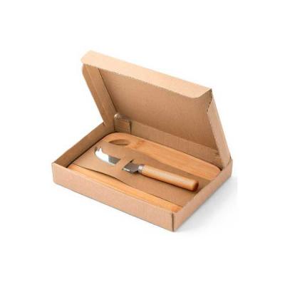 Conjunto para servir aperitivos Personalizado, fabricado em bambu, acompanha a tabua de corte e f...