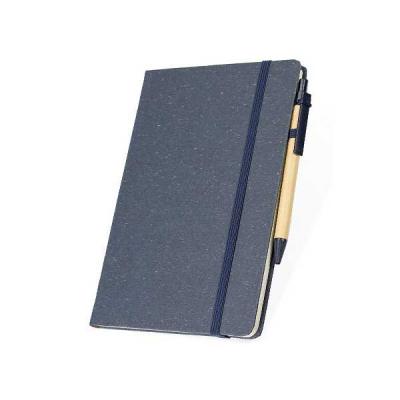 Caderneta Personalizada com Fibra de Arroz e Caneta