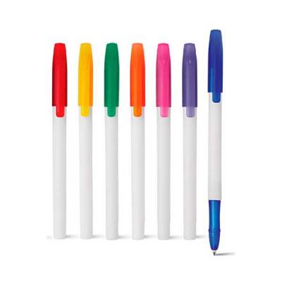Caneta Plastica Colorida Promocional