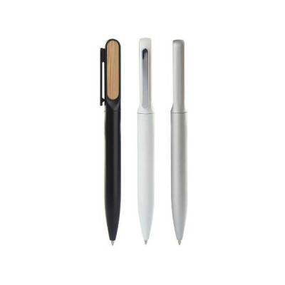 Caneta Metalica em Bambu Personalizada