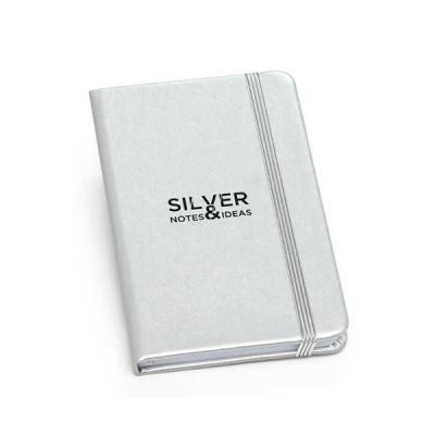 Caderno  Capa Metalizada para Brindes