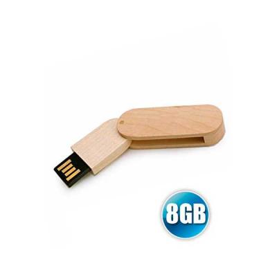 Pen drive 8 GB Ecológico Giratório para Brindes