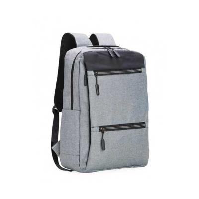 Mochila de Nylon USB 20L na cor cinza