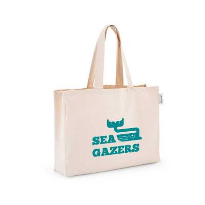 Sacola em algodao reciclado personalizado para brinde