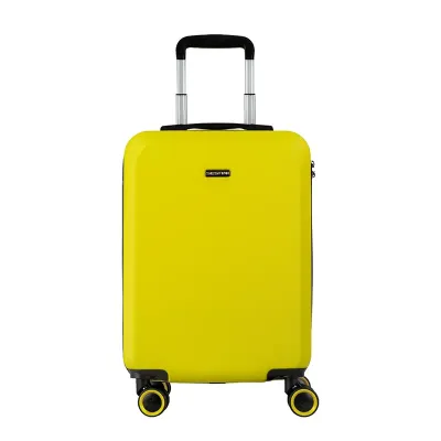 Mala de Viagem Bordo Rodas 360 º Uno Racer - Amarelo