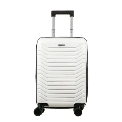 Mala de Viagem Bordo com Rodas 360º Essencial Plus - Branco