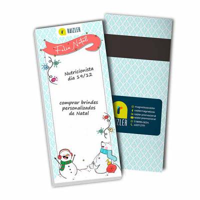 Bloco de Anotações Magnético Natal