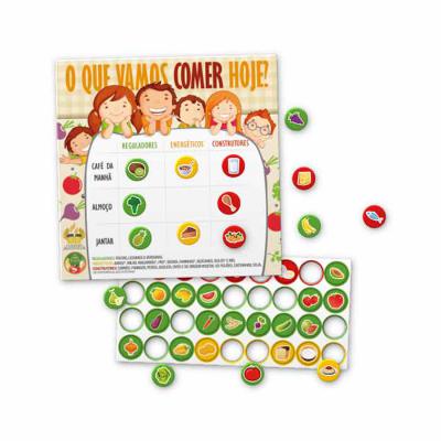 Cartela magnetica para escola