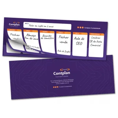 Bloco Planner Teclado