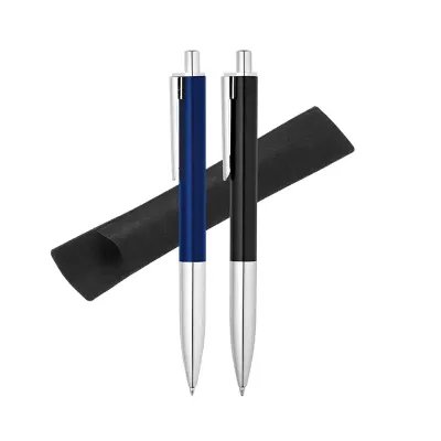 Esferográfica em alumínio até 2 km de escrita