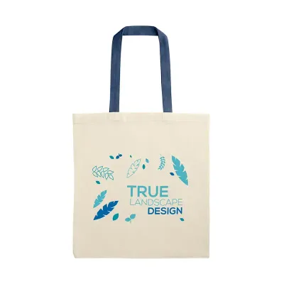 Sacola com alça azul