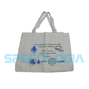 Eco bag com gravação personalizável.