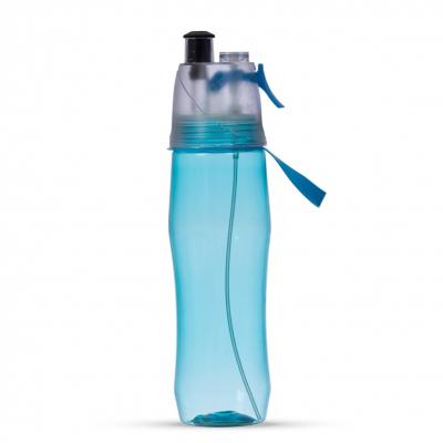 GH Brindes - Squeeze Plástico Borrifador 700ml Brilhante Personalizado azul