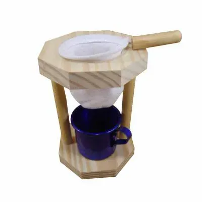 Kit Café com caneca de café em alumínio 