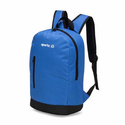 Mochila em nylon com bolso frontal e com alça de mão