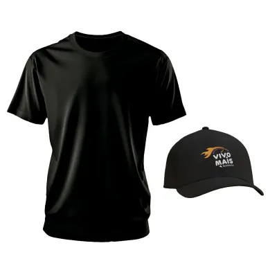 Kit Corrida, camiseta e boné