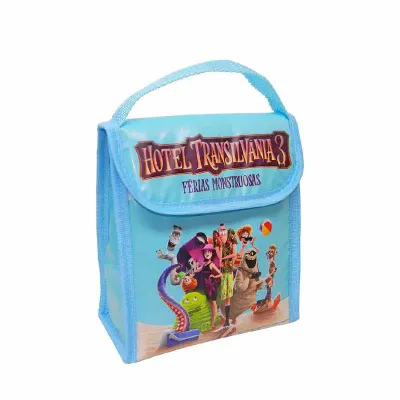 Lancheira térmica em PVC com impressão em silk-screen