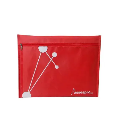 Pasta em nylon com impressão em silk-screen