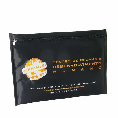 Pasta em nylon com impressão em silk-screen