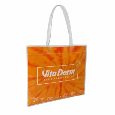 Sacola em PVC com impressão em silk-screen