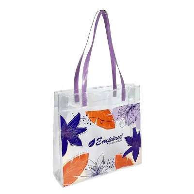 Sacola confeccionada em PVC