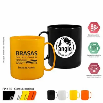  caneca redonda 400ml standard cores 