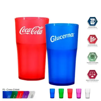  copo roma cristal 370ml cores 