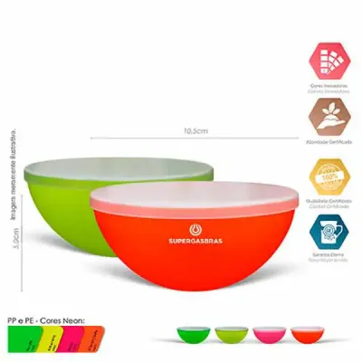 Mini bowl redondo neon-cores