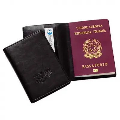Porta Passaporte Personalizado em couro sintético