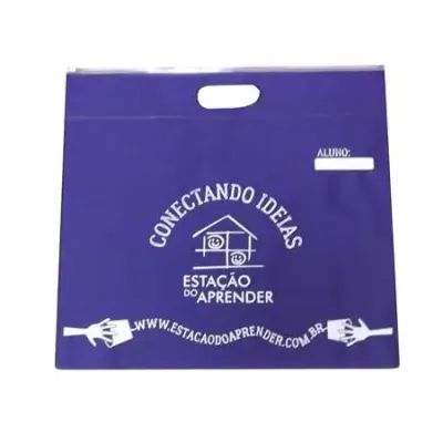 Sacola zip zap em PVC