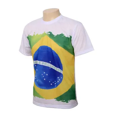 Camiseta gola redonda promocional