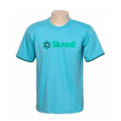 Camiseta gola redonda promocional 