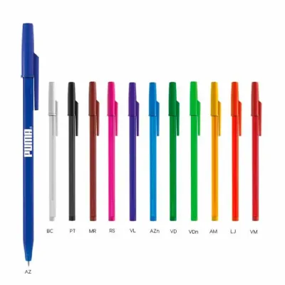 Canetas Personalizadas ZeroStic Color4 - várias cores