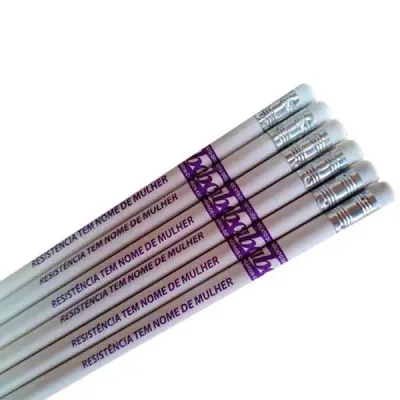 Lápis Personalizados Madeira Natural Reflorestada