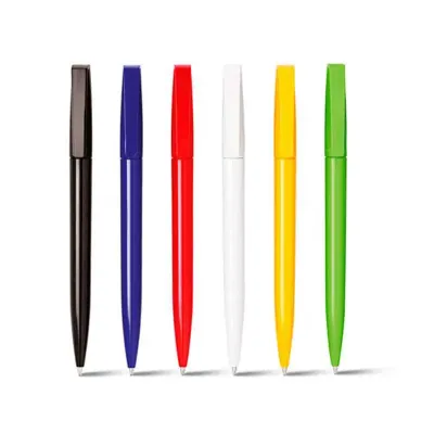 Canetas com esferográfica em ABS, mecanismo twist