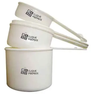 Colheres personalizadas de medida - Nos tamanhos grande ou pequeno.