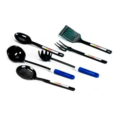 Talheres personalizados plásticos para cozinha - colher, garfo, espátula, pegador de macarrão, concha, escumadeira. 