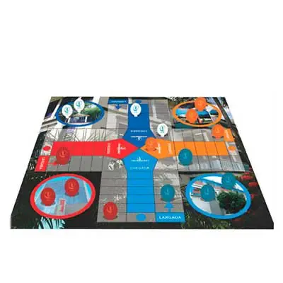 Jogo de tabuleiro em Cartão Triplex