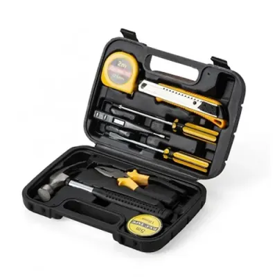 Kit ferramenta 8 peças em estojo plástico