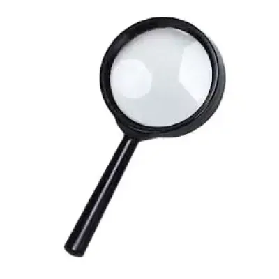 Lupa Personalizada - Com gravação em tampografia no cabo.