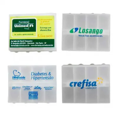 Porta-remédio, modelos personalizados