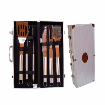 Kit churrasco maleta - 5 peças