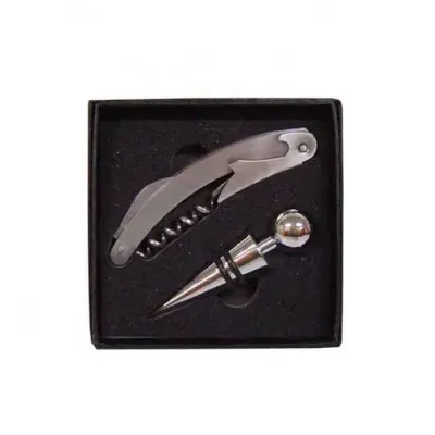 Kit vinho 2 peças + estojo de papelão