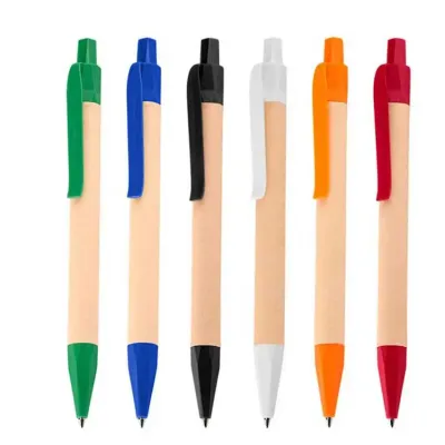 Caneta corpo reciclado - cores