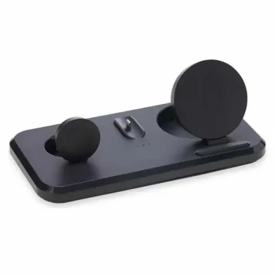 Estação de carregamento 3 em 1 - preto