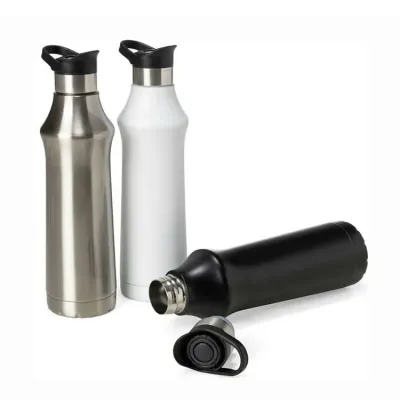 Garrafa térmica 500ml em inox (3 cores)